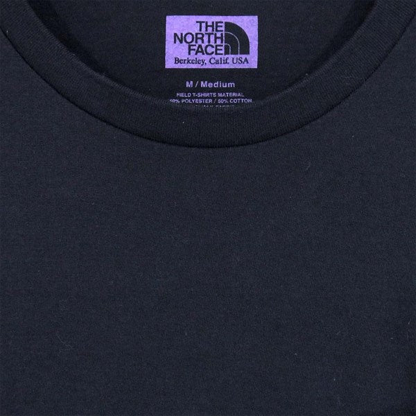 THE NORTH FACE ノースフェイス PNT3515 パープルレーベル PURPLE LABEL Tシャツ ダークネイビー系 M【中古】