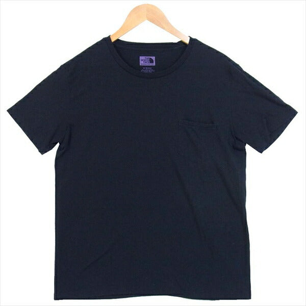 THE NORTH FACE ノースフェイス PNT3515 パープルレーベル PURPLE LABEL Tシャツ ダークネイビー系 M【中古】