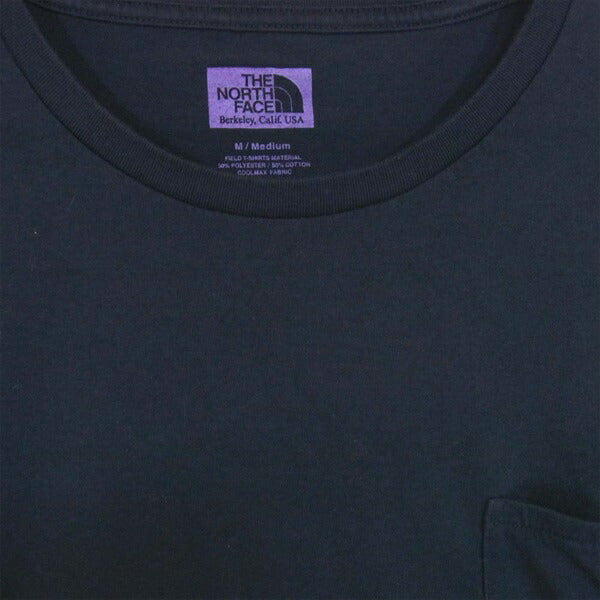 THE NORTH FACE ノースフェイス PNT3515 パープルレーベル PURPLE LABEL Tシャツ ダークネイビー系 M【中古】