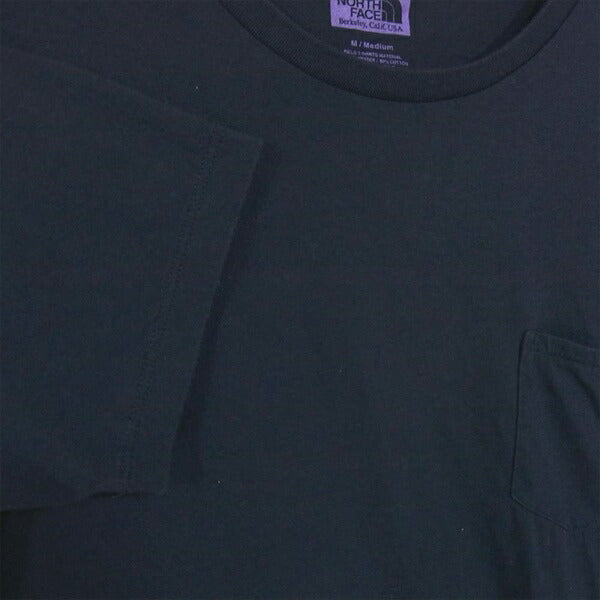 THE NORTH FACE ノースフェイス PNT3515 パープルレーベル PURPLE LABEL Tシャツ ダークネイビー系 M【中古】