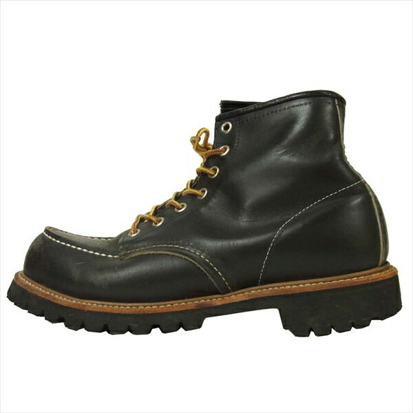 RED WING レッドウィング 8176 四角犬タグ 90s ビブラムソール モックトゥ ブーツ モックトゥブーツ ブラック系 ブラック系 US8D【中古】