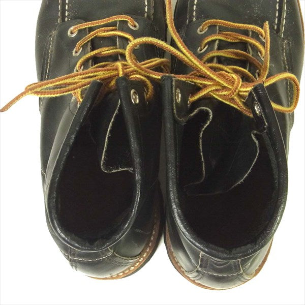 RED WING レッドウィング 8176 四角犬タグ 90s ビブラムソール モックトゥ ブーツ モックトゥブーツ ブラック系 ブラック系 US8D【中古】