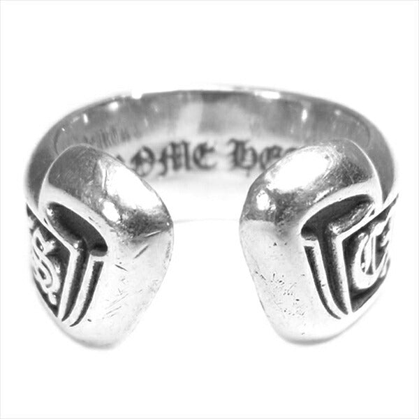 CHROME HEARTS クロムハーツ（原本無） 銀 ロゴ スモール ラベル 指輪 リング シルバー シルバー 6号程度【中古】