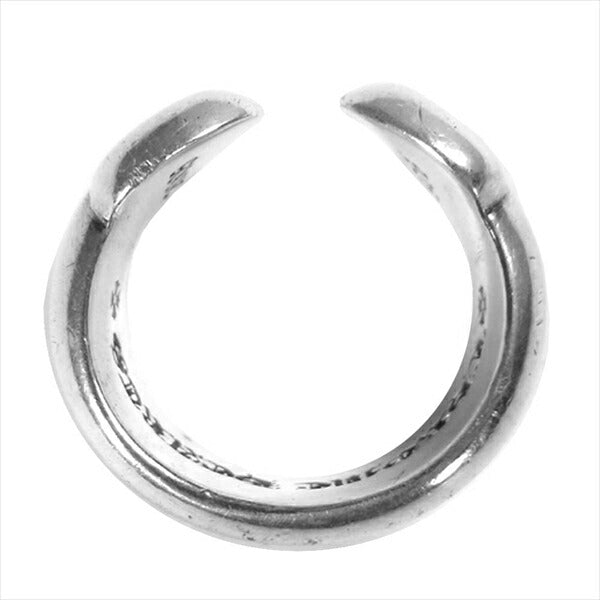 CHROME HEARTS クロムハーツ（原本無） 銀 ロゴ スモール ラベル 指輪 リング シルバー シルバー 6号程度【中古】