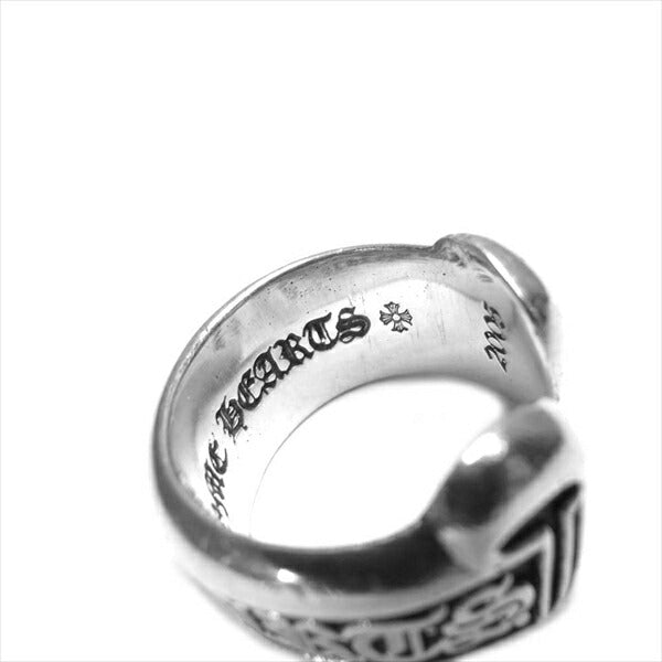 CHROME HEARTS クロムハーツ（原本無） 銀 ロゴ スモール ラベル 指輪 リング シルバー シルバー 6号程度【中古】