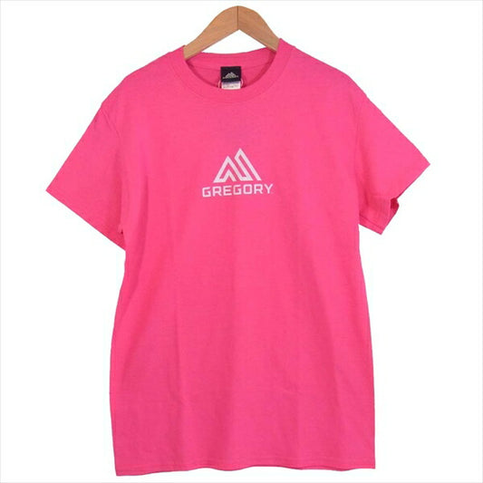 GREGORY グレゴリー 半袖 ロゴプリント カットソー Tシャツ ピンク系 S【極上美品】【中古】
