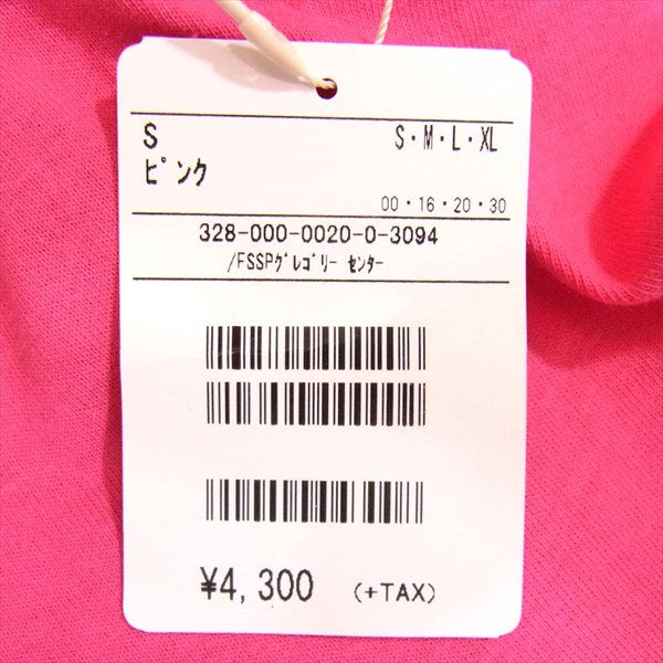 GREGORY グレゴリー 半袖 ロゴプリント カットソー Tシャツ ピンク系 S【極上美品】【中古】