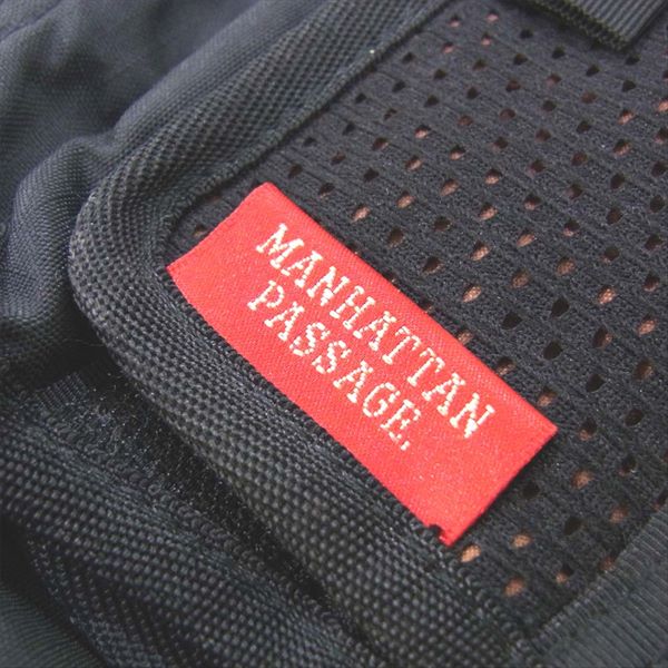 MANHATTAN PASSAGE マンハッタンパッセージ ウエストバッグ ウェストポーチ ブラック系【中古】