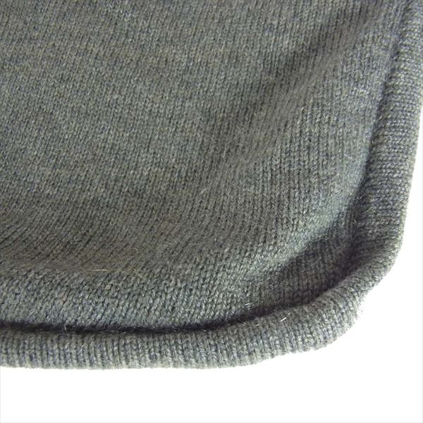 Lucien Pellat-Finet ルシアンペラフィネ カモフラージュ スカル クッション カバー カシミア 100% その他アクセサリー グレー系  グレー系【新古品】【未使用】【中古】