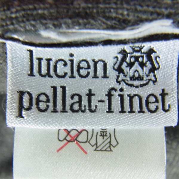Lucien Pellat-Finet ルシアンペラフィネ カモフラージュ スカル クッション カバー カシミア 100% その他アクセサリー グレー系  グレー系【新古品】【未使用】【中古】