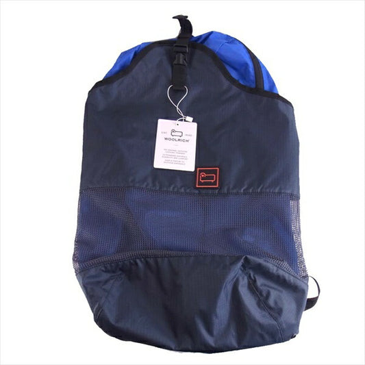 WOOLRICH ウールリッチ ナイロン デイパック リュック バックパック グレー×ブルー F【新古品】【未使用】【中古】