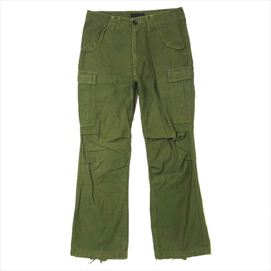 junhashimoto ジュンハシモト CARGO PANTS カーゴ パンツ 綿100% 日本製 カーゴパンツ カーキ(オリーブグリーン)系 カーキ(オリーブグリーン)系 3【中古】