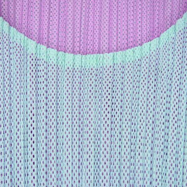 PLEATS PLEASE プリーツプリーズ イッセイミヤケ ISEEY MIYAKE PP41-JK655 レイヤード メッシュ プリーツ加工 水色系 3【美品】【中古】