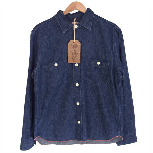TENDERLOIN テンダーロイン T-DENIM WORK SHT デニム ワーク 長袖 シャツ デニムシャツ インディゴブルー系 インディゴブルー系 M【極上美品】【中古】