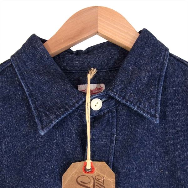 TENDERLOIN テンダーロイン T-DENIM WORK SHT デニム ワーク 長袖 シャツ デニムシャツ インディゴブルー系 インディゴブルー系 M【極上美品】【中古】