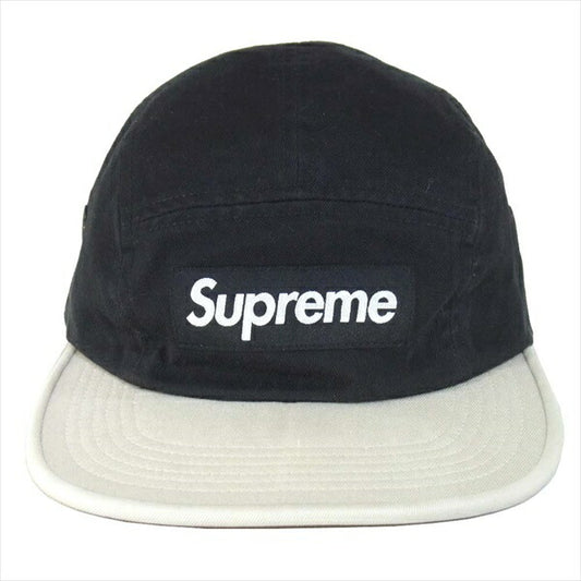 Supreme シュプリーム 19SS 2-TONE CAMP CAP 2トーン キャンプキャップ キャップ ロゴ コットン ブラック系【中古】