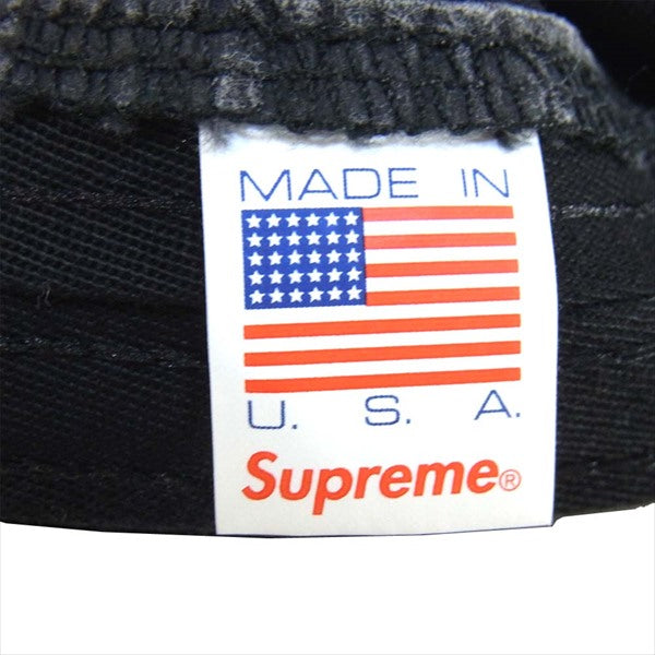 Supreme シュプリーム 19SS 2-TONE CAMP CAP 2トーン キャンプキャップ キャップ ロゴ コットン ブラック系【中古】
