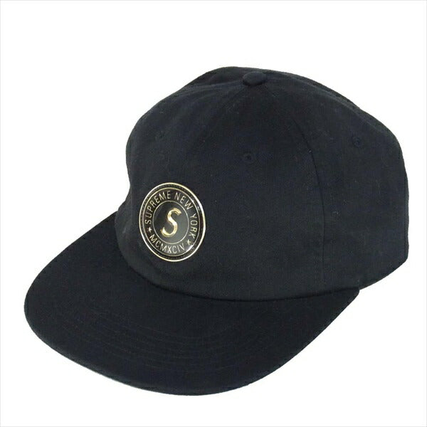 Supreme シュプリーム 19AW CHINO TWILL GEL S LOGO 6-PANEL チノ ツイル ジェル Sロゴ 6パネル ブラック系【美品】【中古】