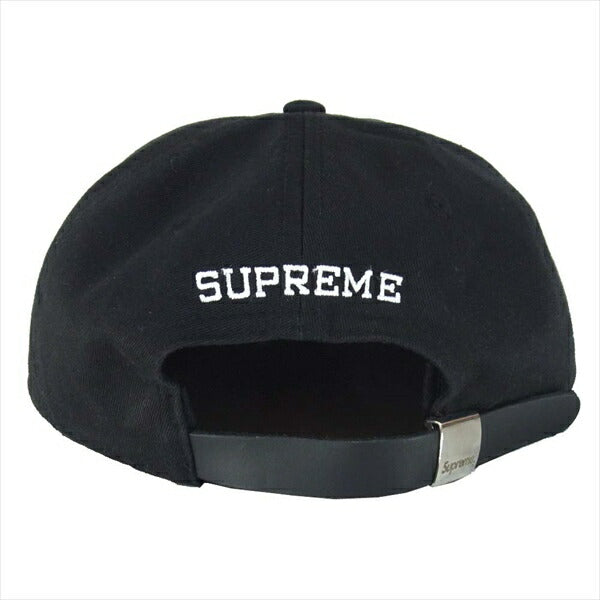 Supreme シュプリーム 19AW CHINO TWILL GEL S LOGO 6-PANEL チノ ツイル ジェル Sロゴ 6パネル ブラック系【美品】【中古】