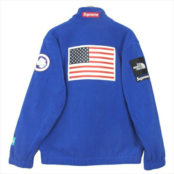 Supreme シュプリーム × ノースフェイス the north face 17SS NL01703I トランス アンタークティカ フリース ジャケット ブルー系 L【新古品】【未使用】【中古】