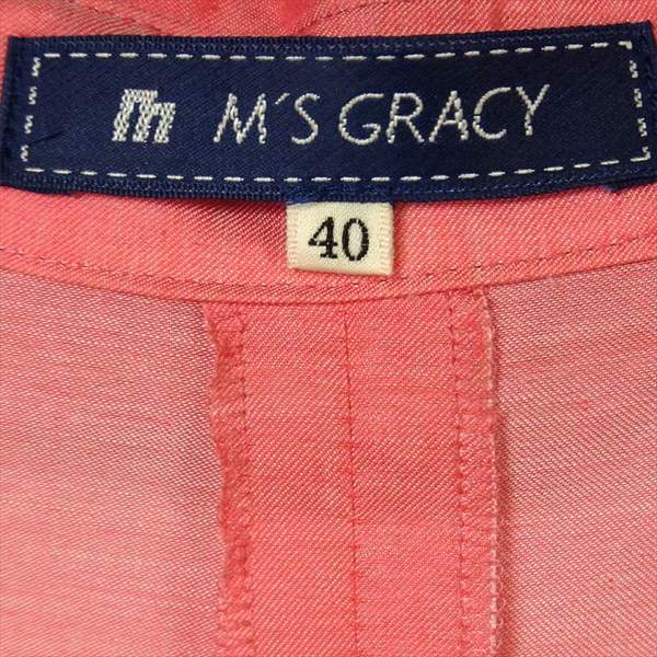 エムズグレィシー TD-921307-2 レースワンピース レース レディース  ピンク系 40【美品】【中古】