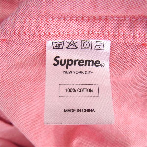 Supreme シュプリーム 13AW Oxford Shirt オックスフォード ボタンダウン ピンク系 S【中古】