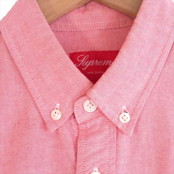 Supreme シュプリーム 13AW Oxford Shirt オックスフォード ボタンダウン ピンク系 S【中古】