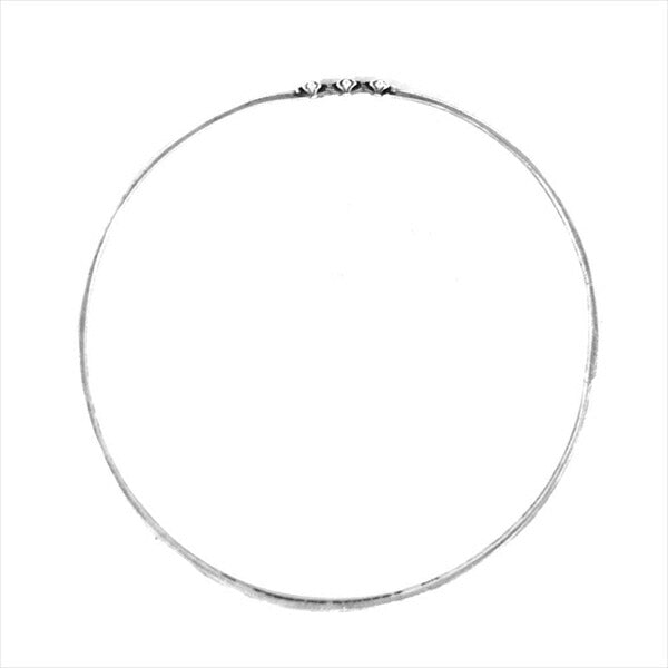 CHROME HEARTS クロムハーツ（原本無） 3CH PLUS BUBBLEGUM BANGLE 3CHプラス バブルガムバングル シルバー【中古】