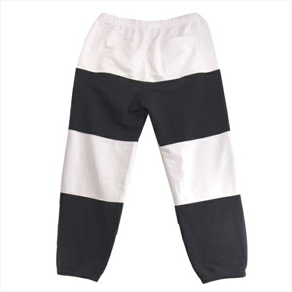 Supreme シュプリーム ×ナイキ NIKE 19SS STRIPE SWEATPANT ストライプ スウェット 黒×白 S【美品】【中古】
