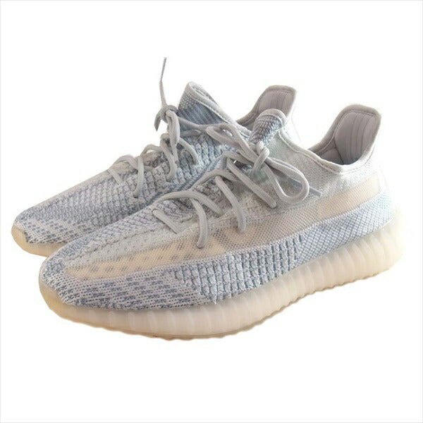 adidas アディダス イージーブースト YEEZY BOOST FW3043 カニエウエスト 350 V2 CLOUD WHITE クラウドホワイト 箱 タグ付き スニーカー 水色系 28㎝【新古品】【未使用】【中古】