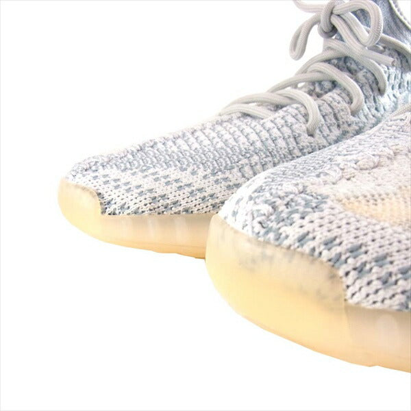 adidas アディダス イージーブースト YEEZY BOOST FW3043 カニエウエスト 350 V2 CLOUD WHITE クラウドホワイト 箱 タグ付き スニーカー 水色系 28㎝【新古品】【未使用】【中古】