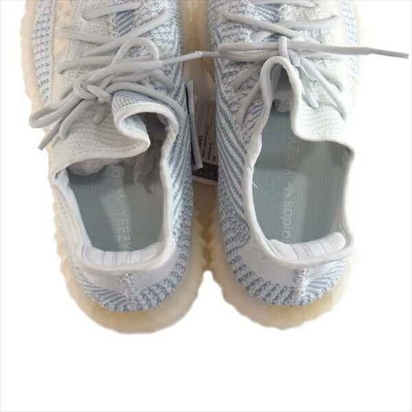 adidas アディダス イージーブースト YEEZY BOOST FW3043 カニエウエスト 350 V2 CLOUD WHITE クラウドホワイト 箱 タグ付き スニーカー 水色系 28㎝【新古品】【未使用】【中古】