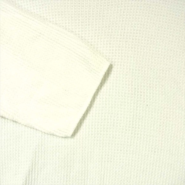 CURLY カーリー サーマル ワッフル ラグラン コットン Tシャツ ホワイト系 1【中古】