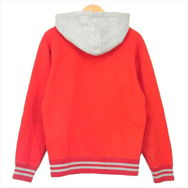 Supreme シュプリーム 15AW Classic Logo Hooded Sweatshirt フーディー ロゴ  レッド系 S【中古】