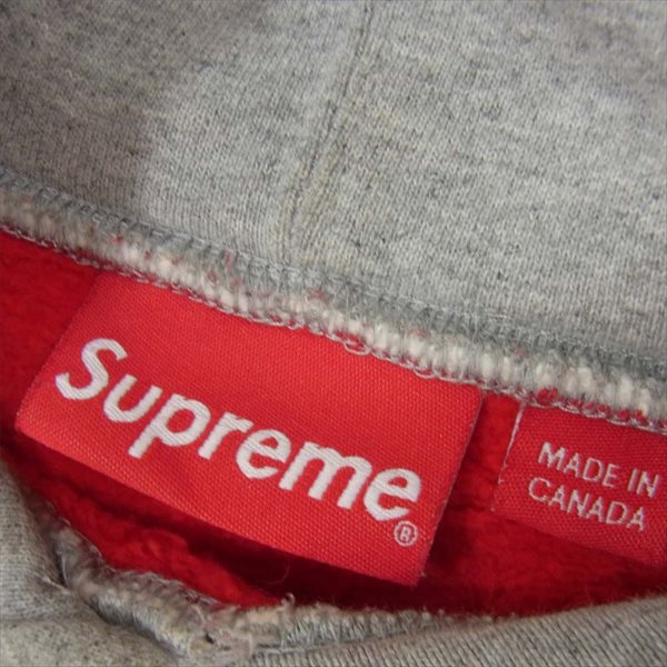 Supreme シュプリーム 15AW Classic Logo Hooded Sweatshirt フーディー ロゴ  レッド系 S【中古】