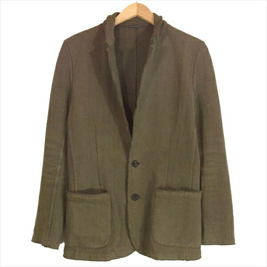 junhashimoto ジュンハシモト 1031610004 HEAVY JERSEY JACKET ヘビージャージー テーラードジャケット カーキ(オリーブグリーン)系 カーキ(オリーブグリーン)系 4【中古】