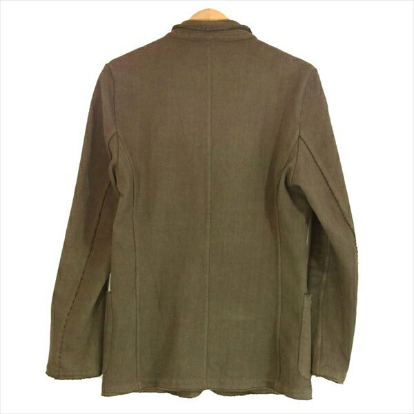 junhashimoto ジュンハシモト 1031610004 HEAVY JERSEY JACKET ヘビージャージー テーラードジャケット カーキ(オリーブグリーン)系 カーキ(オリーブグリーン)系 4【中古】