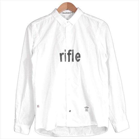 BEDWIN & THE HEARTBREAKERS ベドウィンアンドザハートブレイカーズ L/S SHORT POINT COLLAR SHIRTS RIFLE コットン シャツ 長袖シャツ 白系 1【中古】