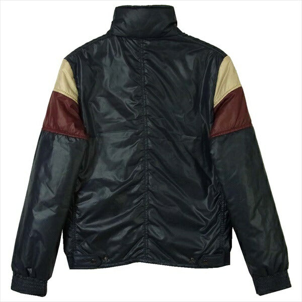 Davit MEURSAULT ダヴィットモルソー ジップアップ ブルゾン 中綿 ジャケット ネイビー系【中古】