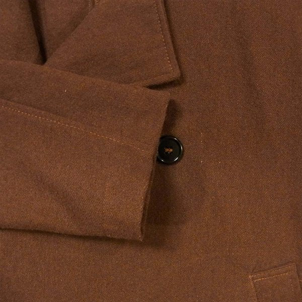 BASIS BROEK バーシスブルック キモノスリーブ ダブルブレステッドコート ダブル ブレステッド コート ブラウン系 2【中古】