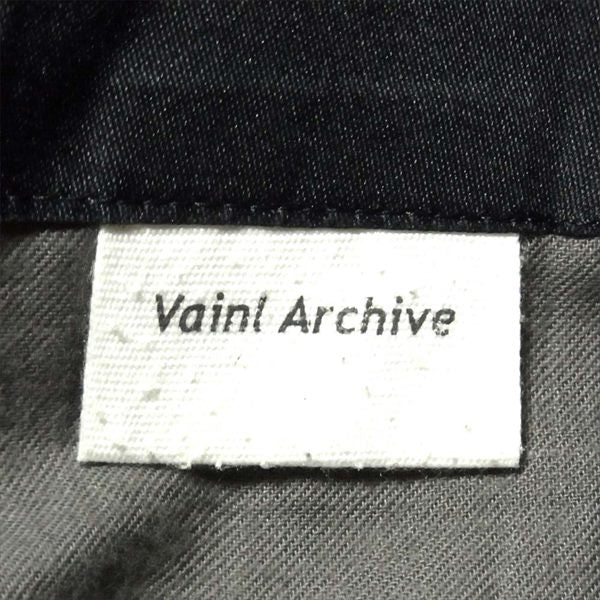 VAINL ARCHIVE ヴァイナルアーカイブ ブラックシャンブレー ジャケット パンツ スーツ セットアップ グレー系  グレー系【中古】