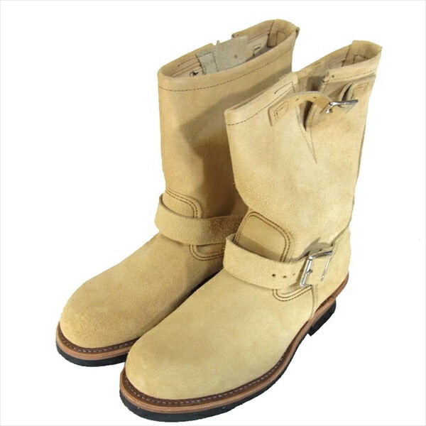 RED WING レッドウィング 8268 ENGINEER BOOTS エンジニアブーツ ベージュ系  ベージュ系 US8D【新古品】【未使用】【中古】