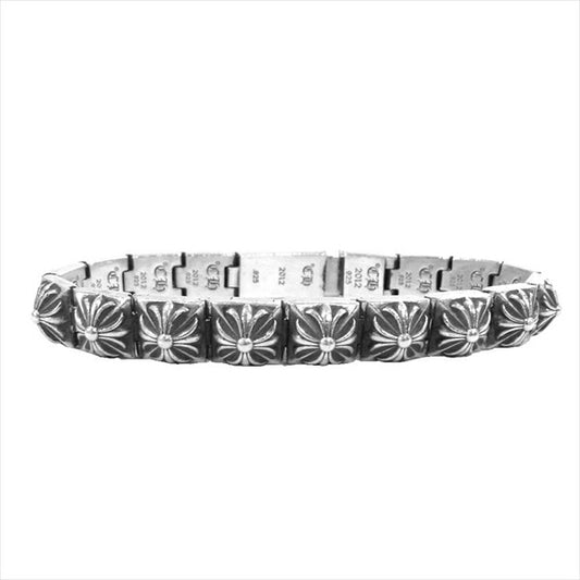 CHROME HEARTS クロムハーツ（原本無） PYRAMID HINGED ピラミッド プラス ブレスレット シルバー【中古】