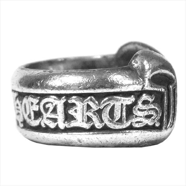 CHROME HEARTS クロムハーツ（原本無） SM SCROLL LABEL スモール スクロールラベル 925 リング シルバー 8号【中古】