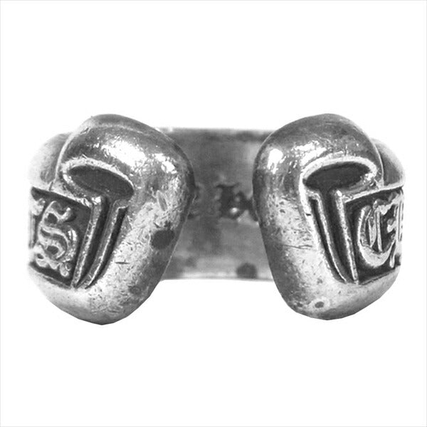 CHROME HEARTS クロムハーツ（原本無） SM SCROLL LABEL スモール スクロールラベル 925 リング シルバー 8号【中古】