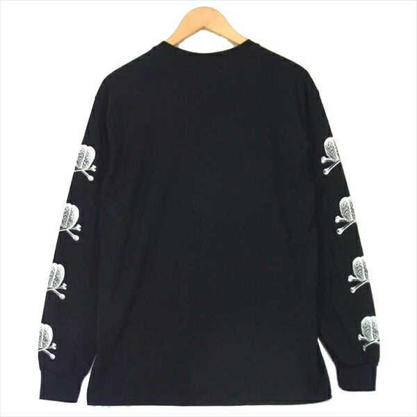 UNDERCOVER アンダーカバー クロスボーン ブレイン L/S 長袖 Tシャツ プリント カットソー ブラック系 M【中古】