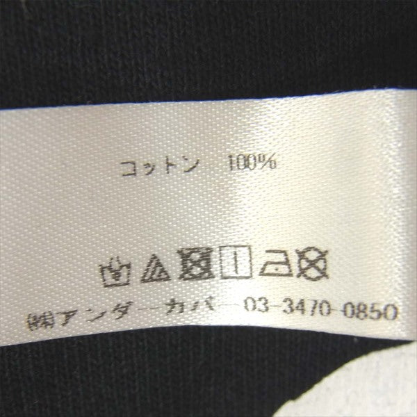 UNDERCOVER アンダーカバー クロスボーン ブレイン L/S 長袖 Tシャツ プリント カットソー ブラック系 M【中古】