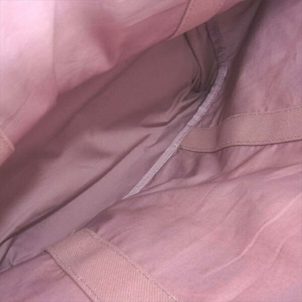 Supreme シュプリーム 20SS Raffia Tote ラフィア ビッグ ロゴ 大判 トートバッグ ピンク系【新古品】【未使用】【中古】