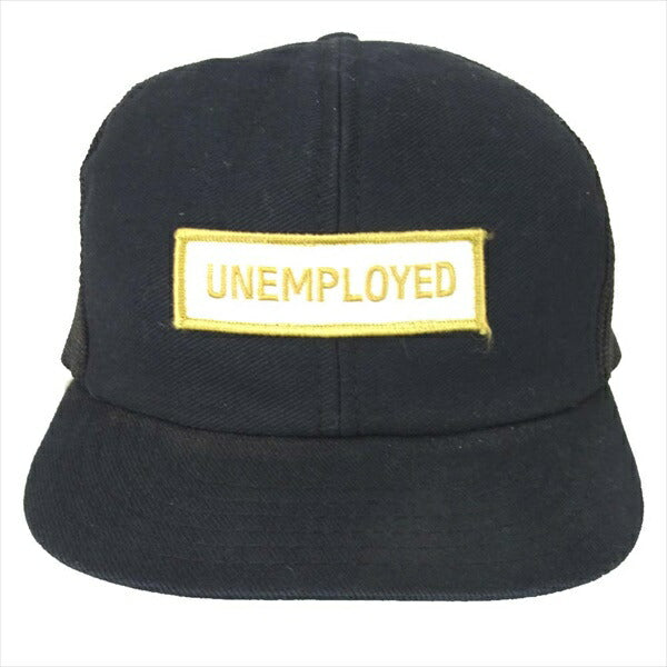 TENDERLOIN テンダーロイン T-MESH CAP UNEMPLOYED メッシュ ロゴ ワッペン キャップ 黒系 one size【中古】