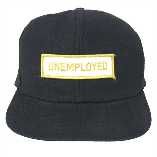 TENDERLOIN テンダーロイン T-MESH CAP UNEMPLOYED メッシュ ロゴ ワッペン キャップ 黒系 one size【中古】
